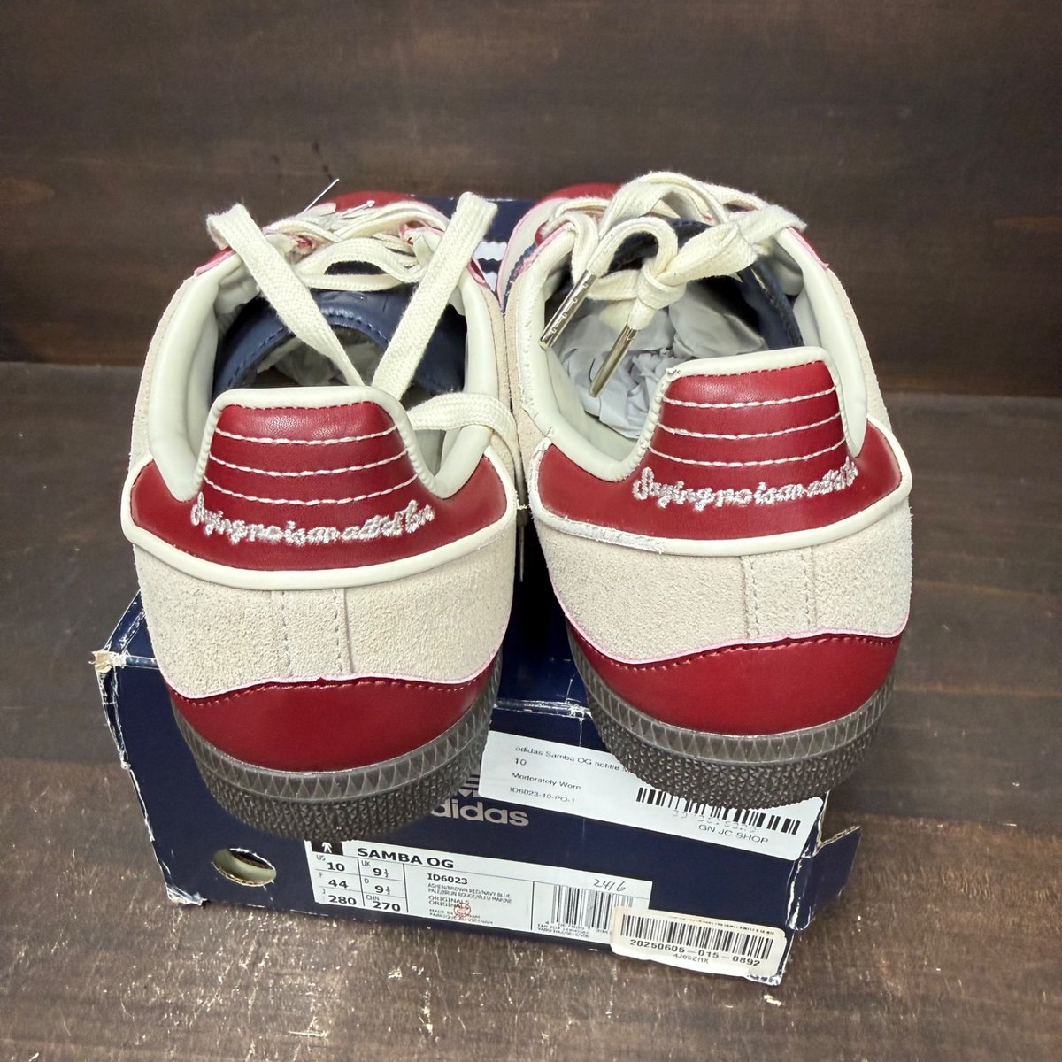 adidas Samba OG notitle Maroon Size 10 (Pre-Owned) - sole