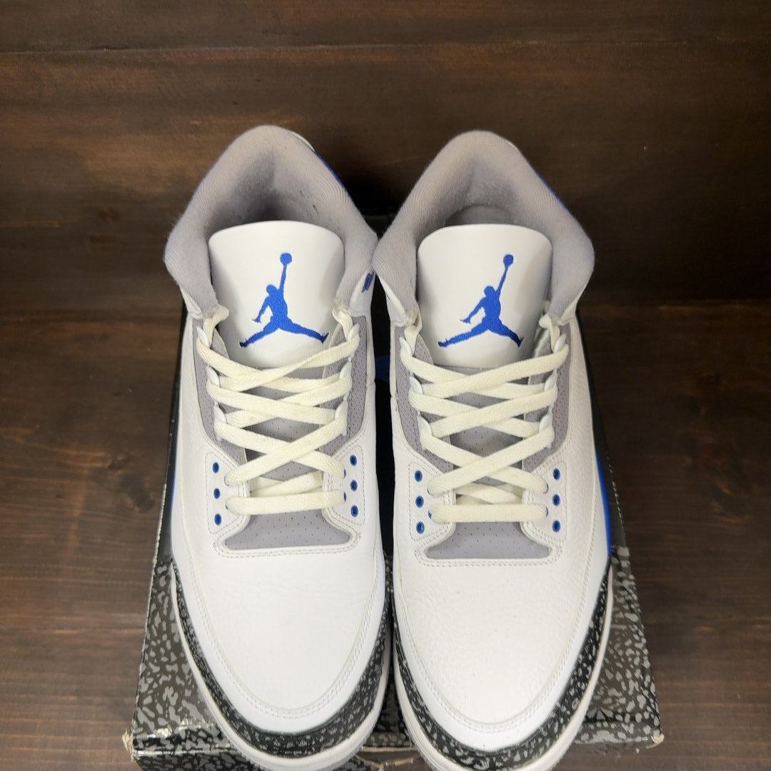 Jordan 3 Retro Racer Blue Size 14 (Pre-Owned)