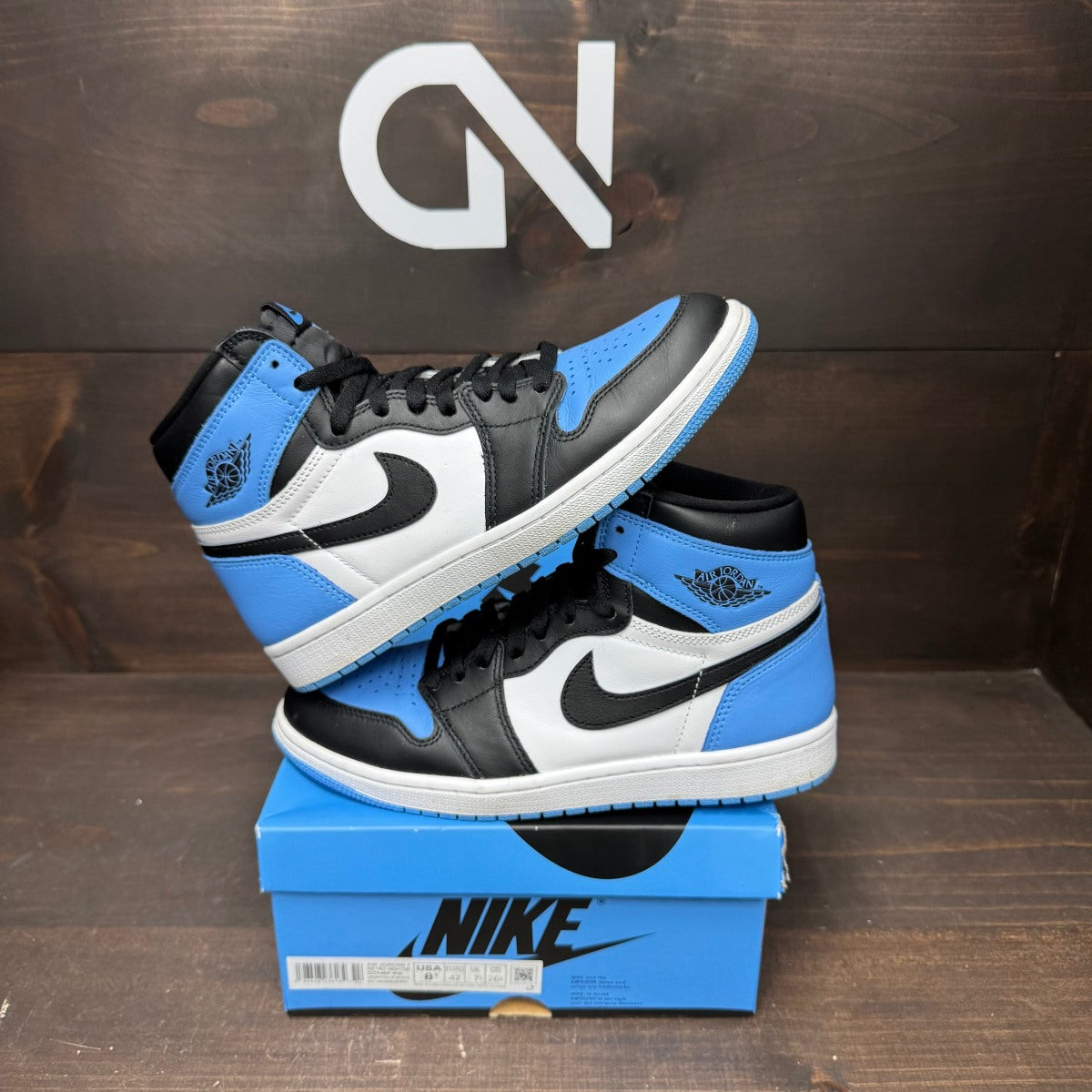 Jordan 1 Retro High OG UNC Toe - Image 1