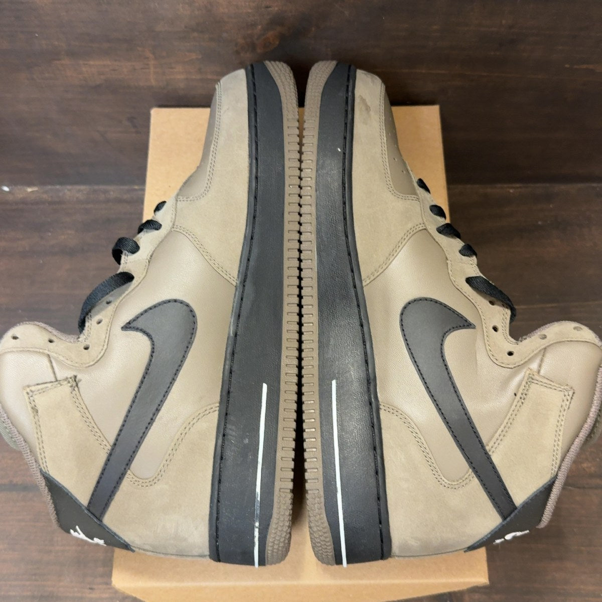 Nike Air Force 1 Mid '07 'Olive Khaki' Size 12 (Pre-Owned) - Image 5