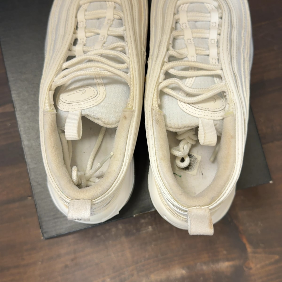 Nike Air Max 97 White Metallic Silver (GS) Size 5Y (Pre-Owned) - Image 5