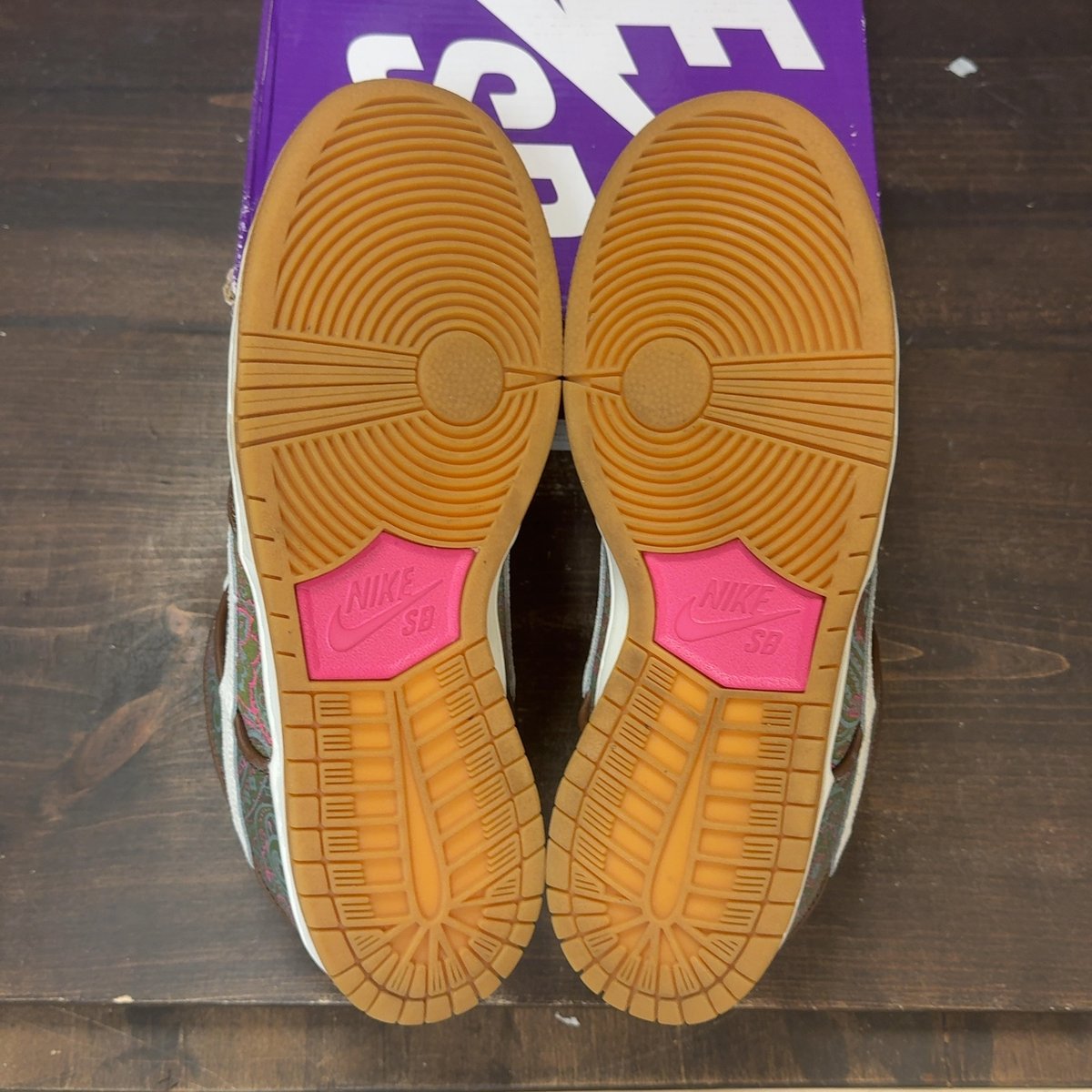Nike SB Dunk Low Pro Paisley Brown Size 10 (Pre-Owned) - aux