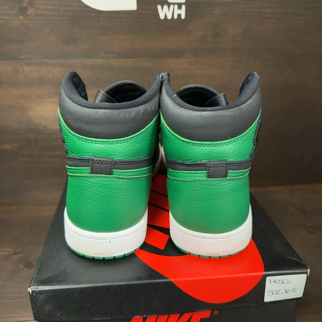 Jordan 1 Retro High Pine Green Black Size 10.5 (Pre-Owned)