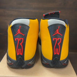 Jordan 14 Retro University Gold Size 10.5 (Pre-Owned) - Image 5