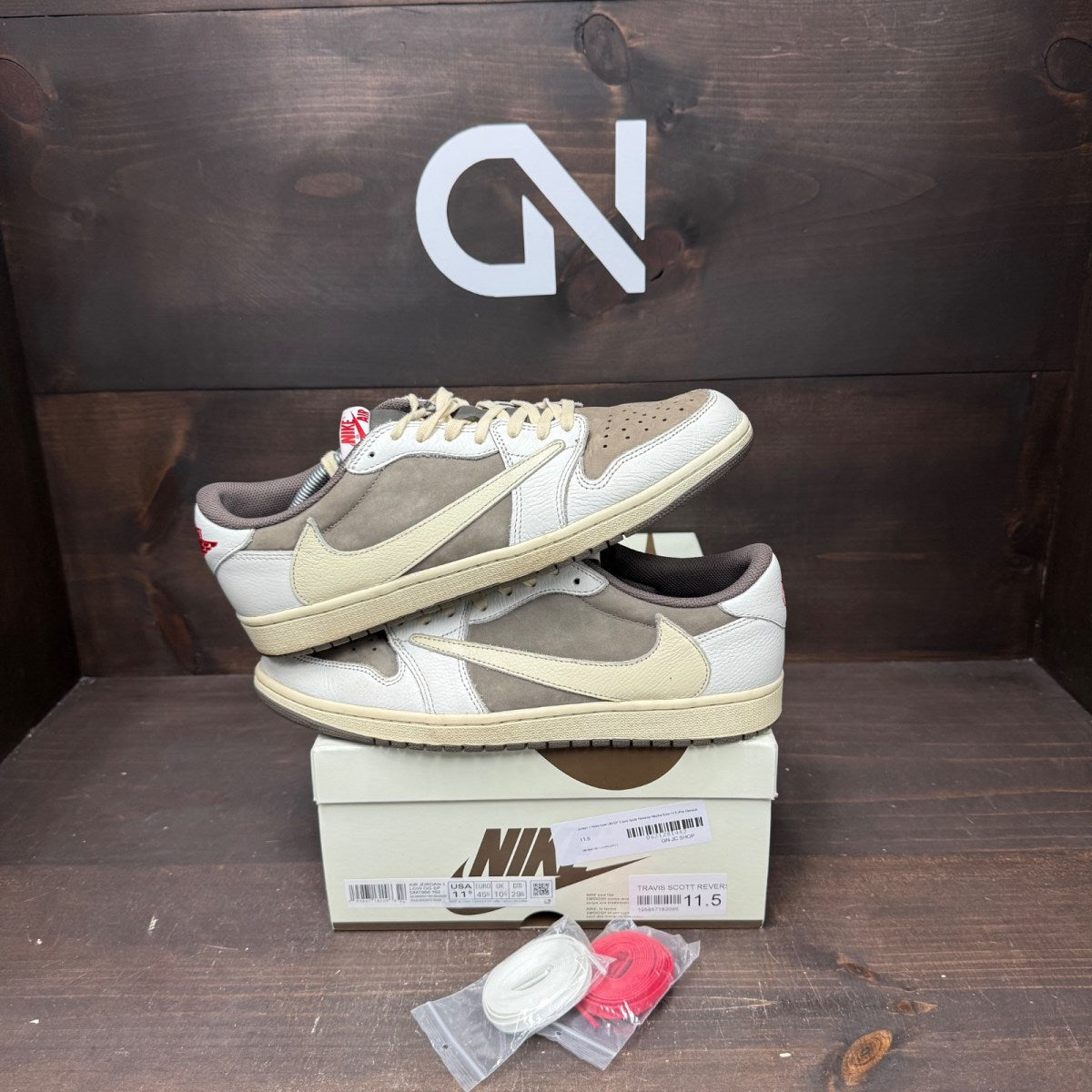 Jordan 1 Retro Low OG SP Travis Scott Reverse Mocha - Image 1