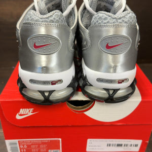 Nike Air Zoom Spiridon Cage 2 Metallic Silver Size 9.5 (Pre-Owned) - aux