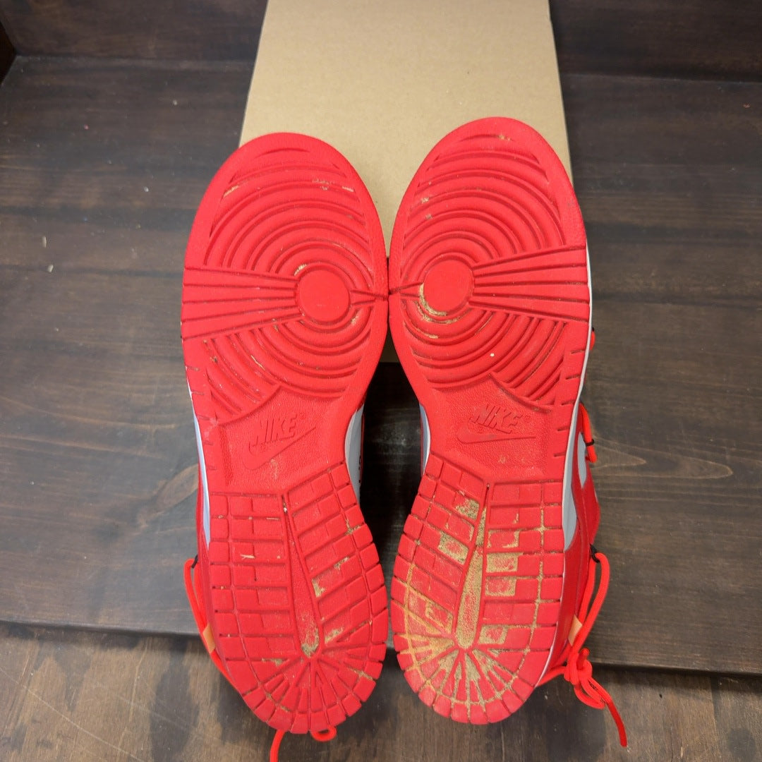 Nike Dunk Low Off-White University Red Size 13 (Pre-Owned) - Image 7