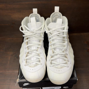 Nike Air Foamposite One Triple White Size 13 (Pre-Owned) - tag