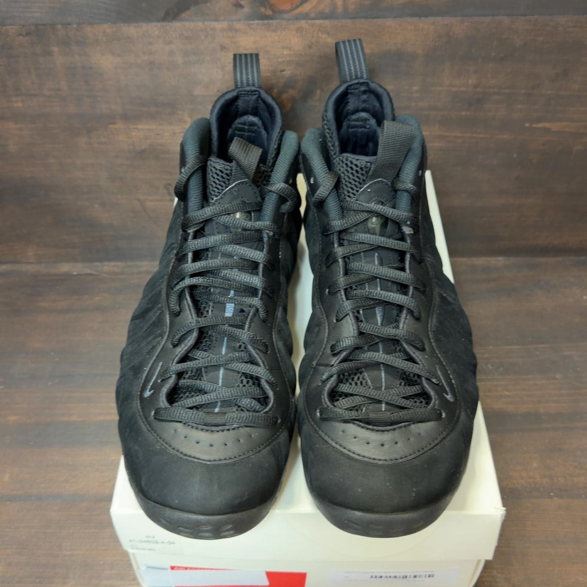 Nike Air Foamposite One Black Suede Size 13 (Pre-Owned) - Image 3