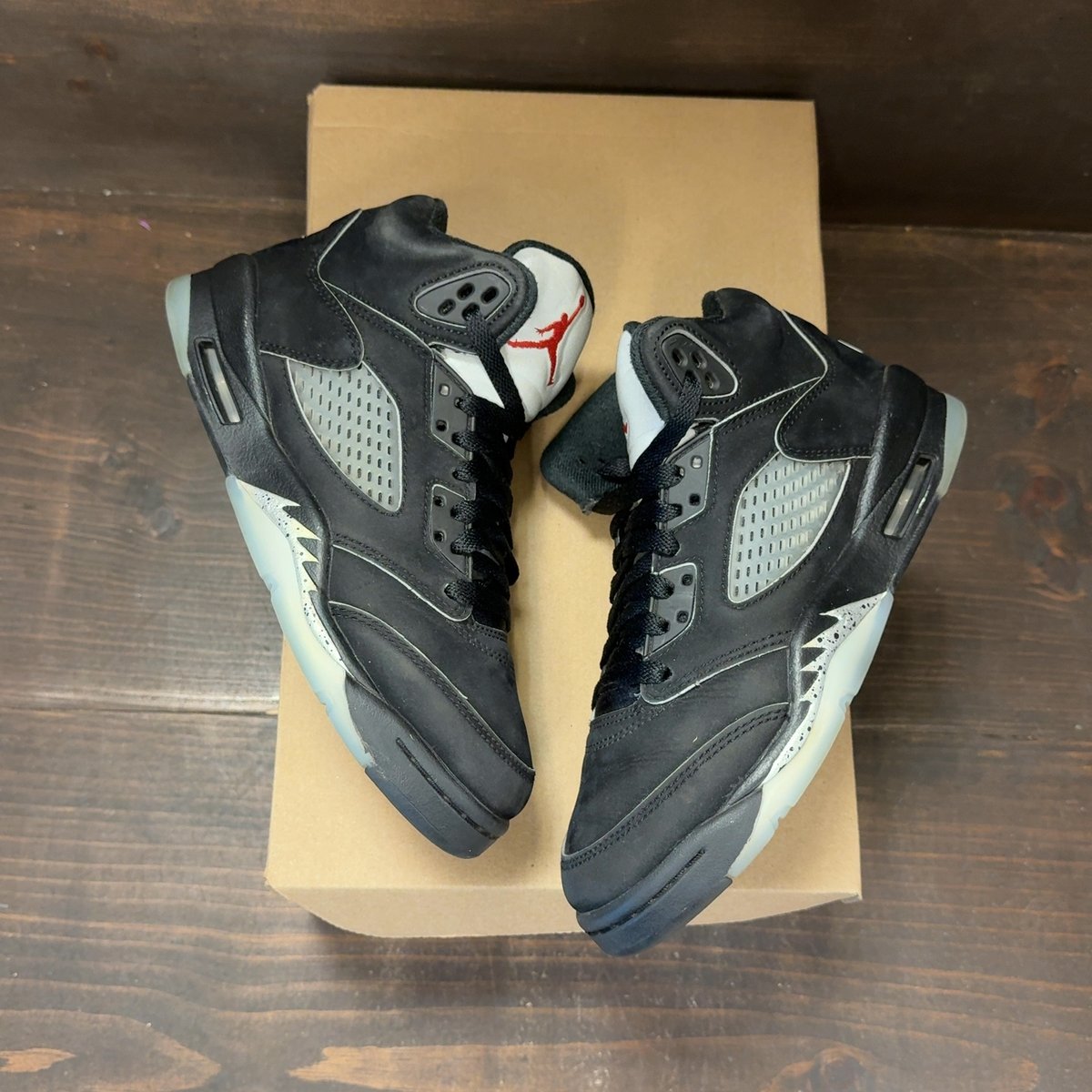 Jordan 5 Retro OG Black Metallic Reimagined (GS) Size 4.5Y (Pre-Owned) - back