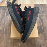 adidas Yeezy Boost 350 V2 Black Red Size 11 (Pre-Owned) - Image 1