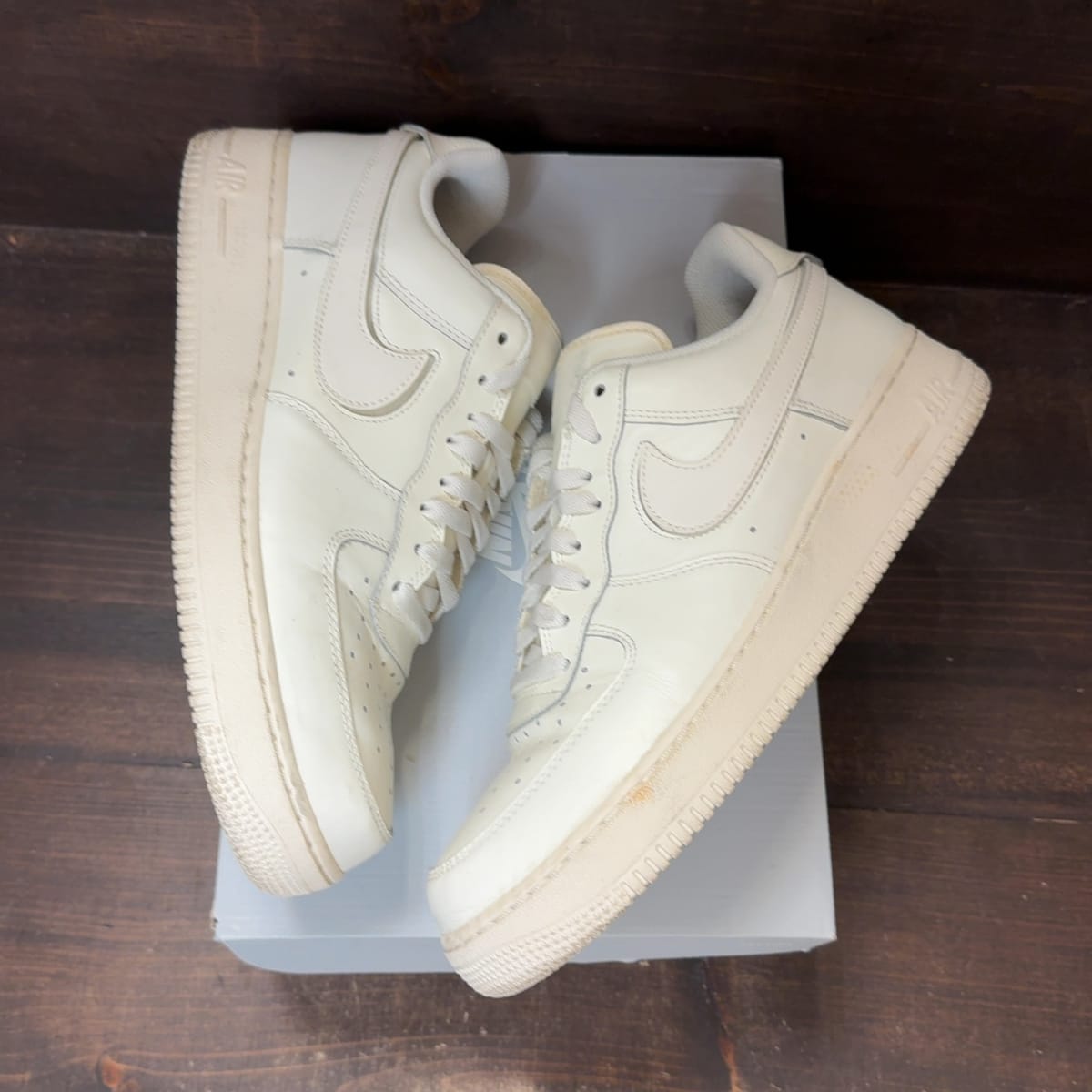 Nike Air Force 1 Low Swoosh Pack All-Star (2018) (Sail) Size 10.5 (Pre-Owned) - back