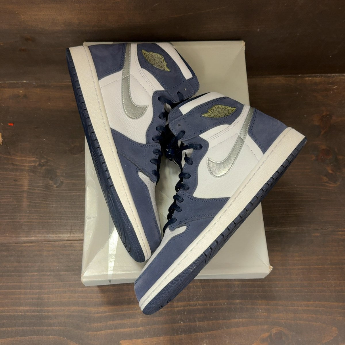 Jordan 1 Retro High CO.JP Midnight Navy (2020) Size 10 (Pre-Owned) - back