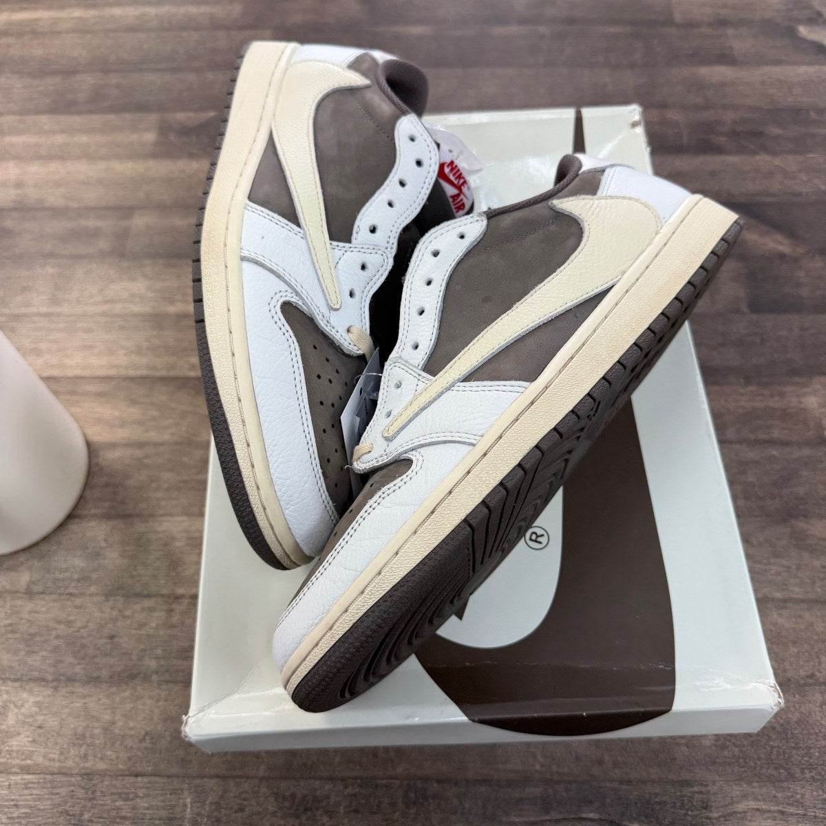 Jordan 1 Retro Low OG SP Travis Scott Reverse Mocha Size 11 (Pre-Owned) - Image 1