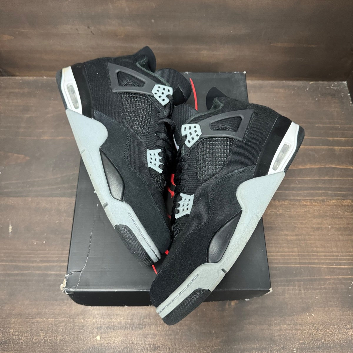 Jordan 4 Retro SE Black Canvas - Image 2