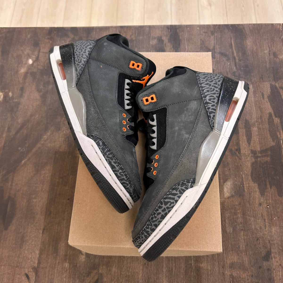 Jordan 3 Retro Fear Pack (2023) Size 10.5 (Pre-Owned) - Image 1