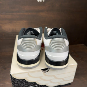 Jordan 2/3 White Black Metallic Silver Size 9.5 (Pre-Owned)