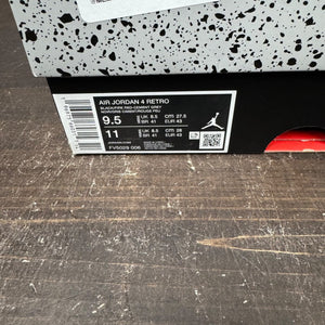 Jordan 4 Retro Bred Reimagined Size 9.5 (Pre-Owned) - aux