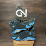 Jordan 14 Retro Black University Blue (2026) Size 10 (Pre-Owned) - Image 1