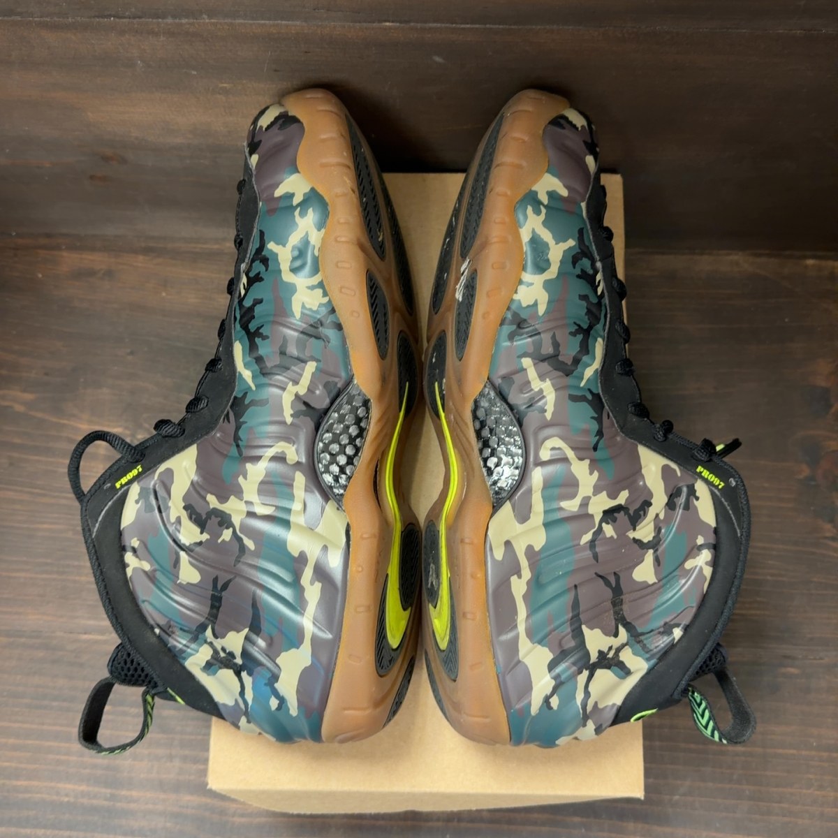 Nike Air Foamposite Pro Army Camo Size 13 (Pre-Owned) - Image 5