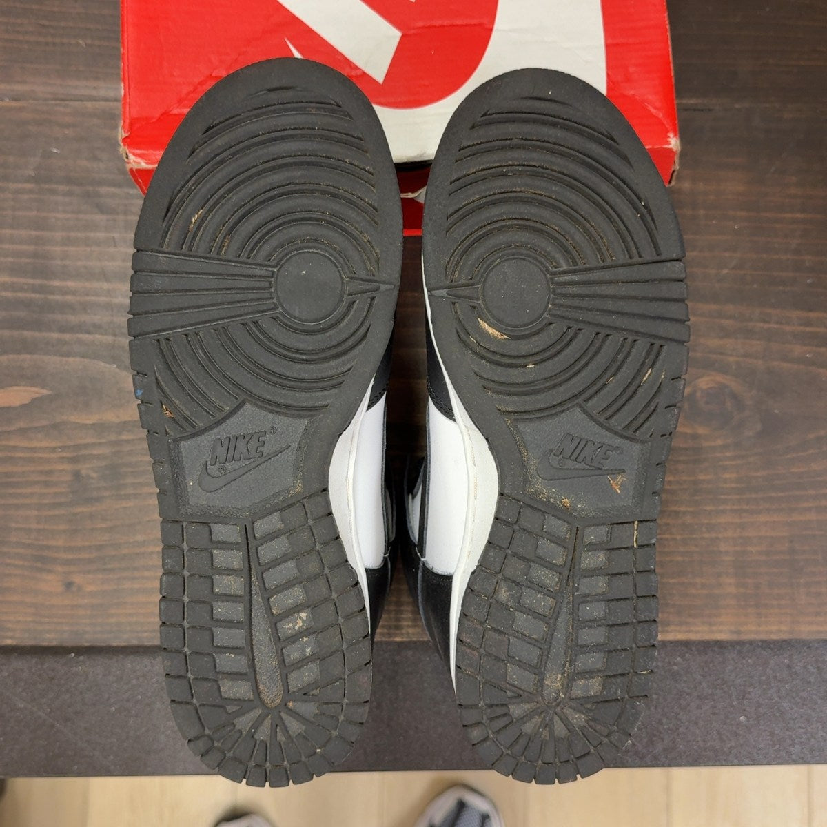Nike Dunk High Panda (2021) (Women's) Size 8.5W (Pre-Owned) - Image 8