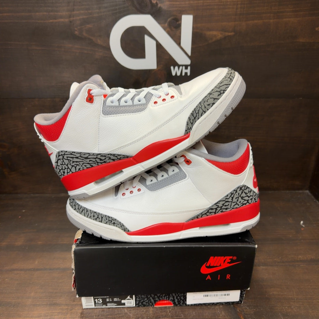 Jordan 3 Retro Fire Red (2022) - Image 1