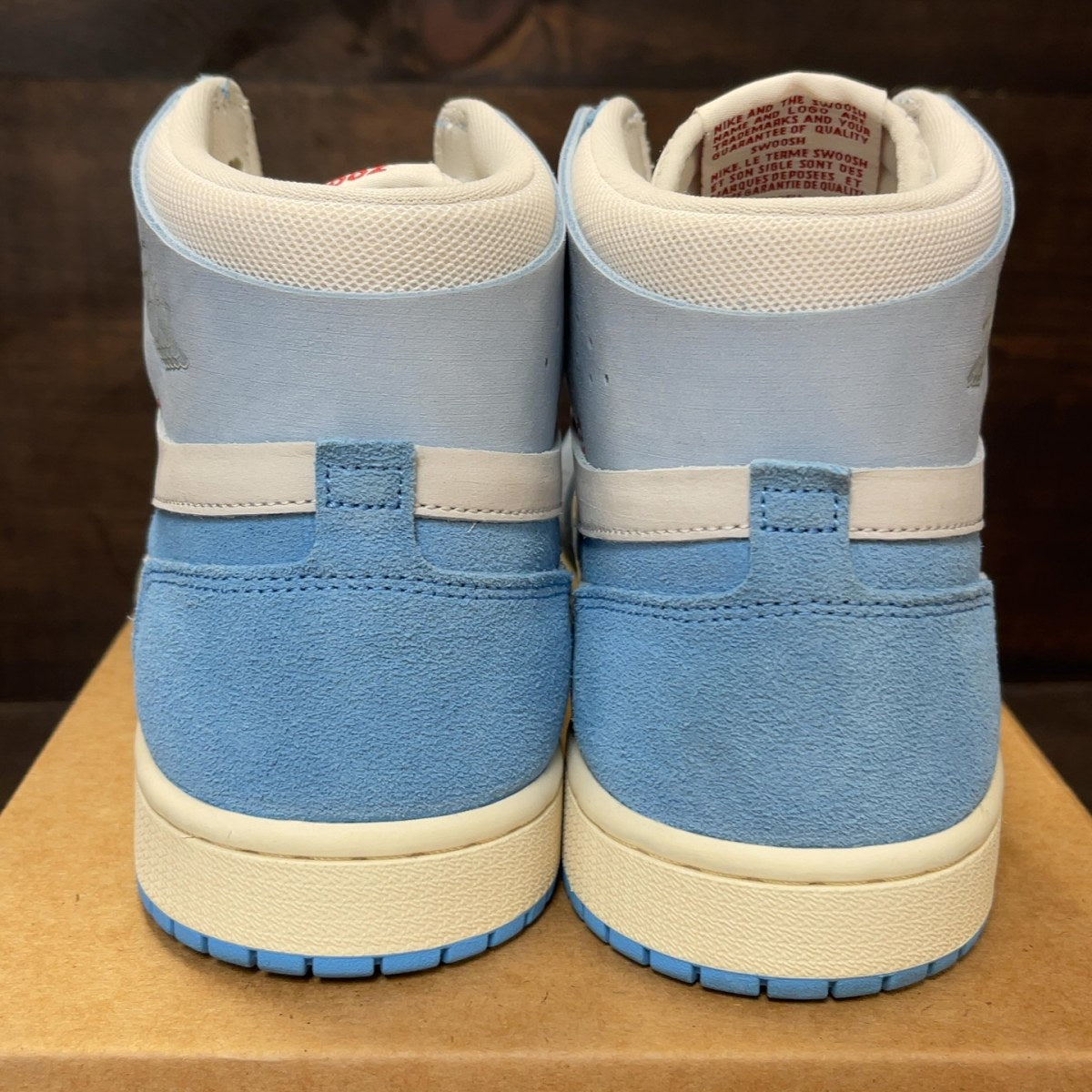 Jordan 1 High Zoom Air CMFT 2 Phantom University Blue (Women's) Size 9W (Pre-Owned) - Image 5