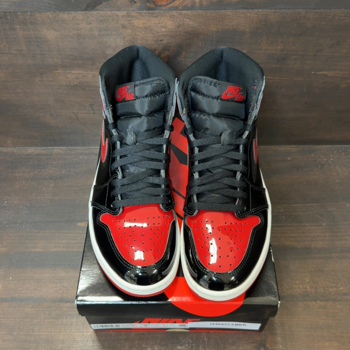 Jordan 1 Retro High OG Patent Bred - Image 3