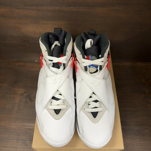 Jordan 8 Retro White True Red (2025) Size 8 (Pre-Owned) - Image 3