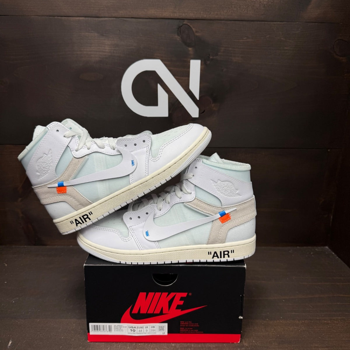 Jordan 1 Retro High Off-White Alaska - Image 1