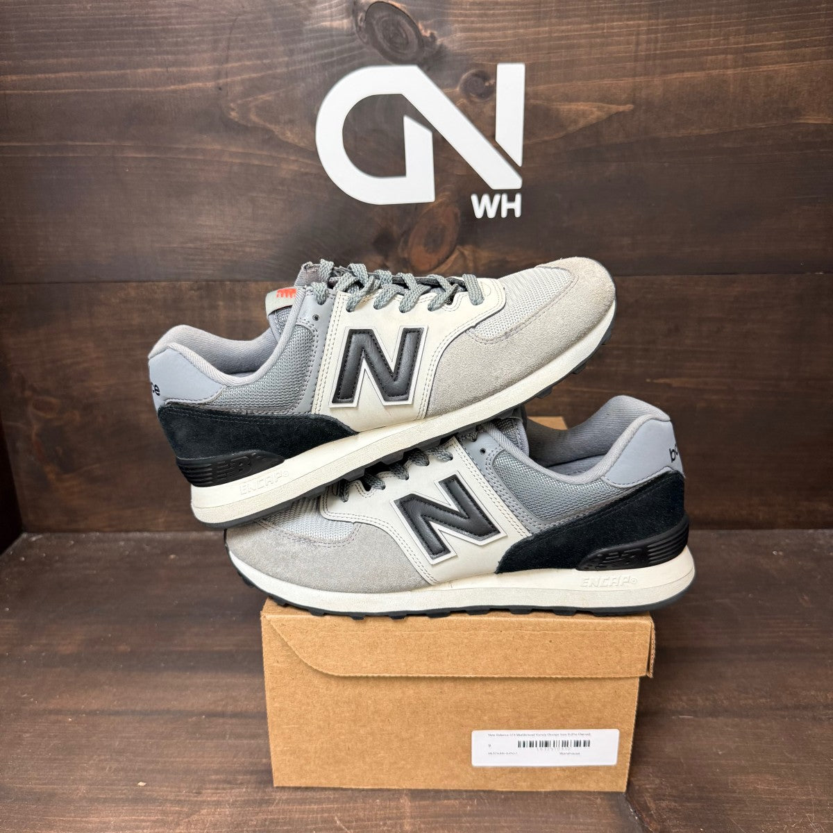 New Balance 574 Marblehead Varsity Orange Size 9 (Pre-Owned) - Image 1