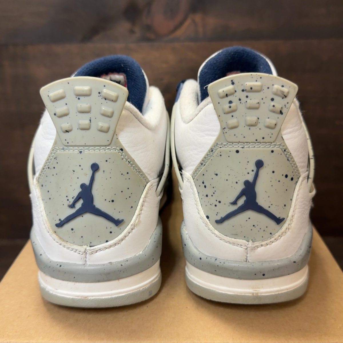 Jordan 4 Retro Midnight Navy (GS) Size 6Y (Pre-Owned) - Image 4