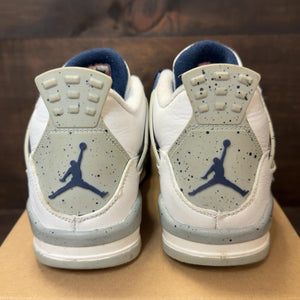 Jordan 4 Retro Midnight Navy (GS) Size 6Y (Pre-Owned) - Image 4