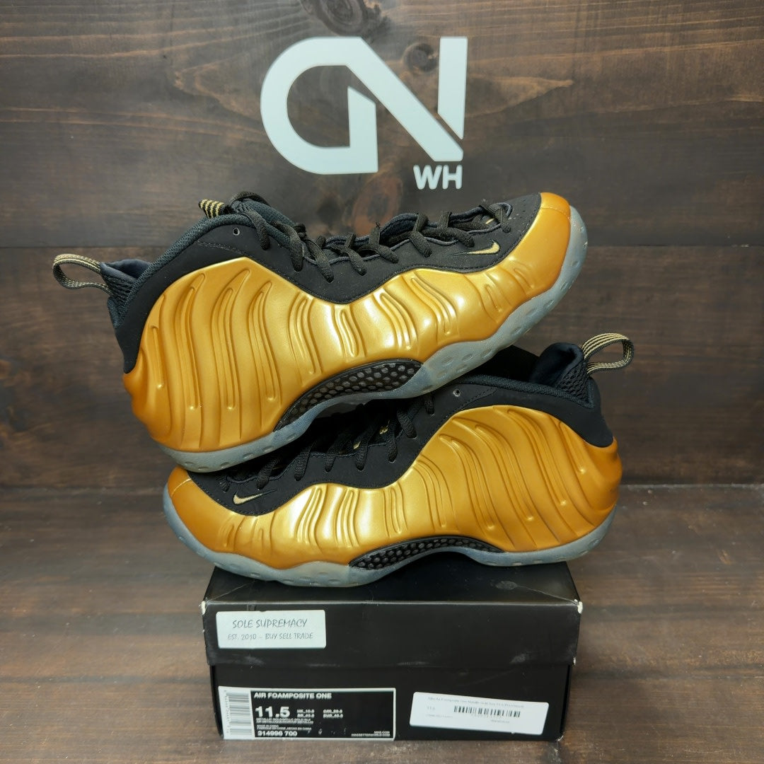 Nike Air Foamposite One Metallic Gold - Image 1