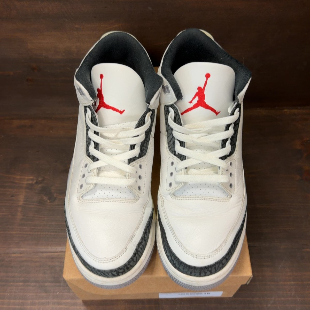 Jordan 3 Retro Cement Grey Size 13 (Pre-Owned) - Image 3