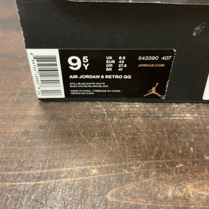 Jordan 6 Retro Pantone (GS) Size 9.5Y (Pre-Owned) - aux