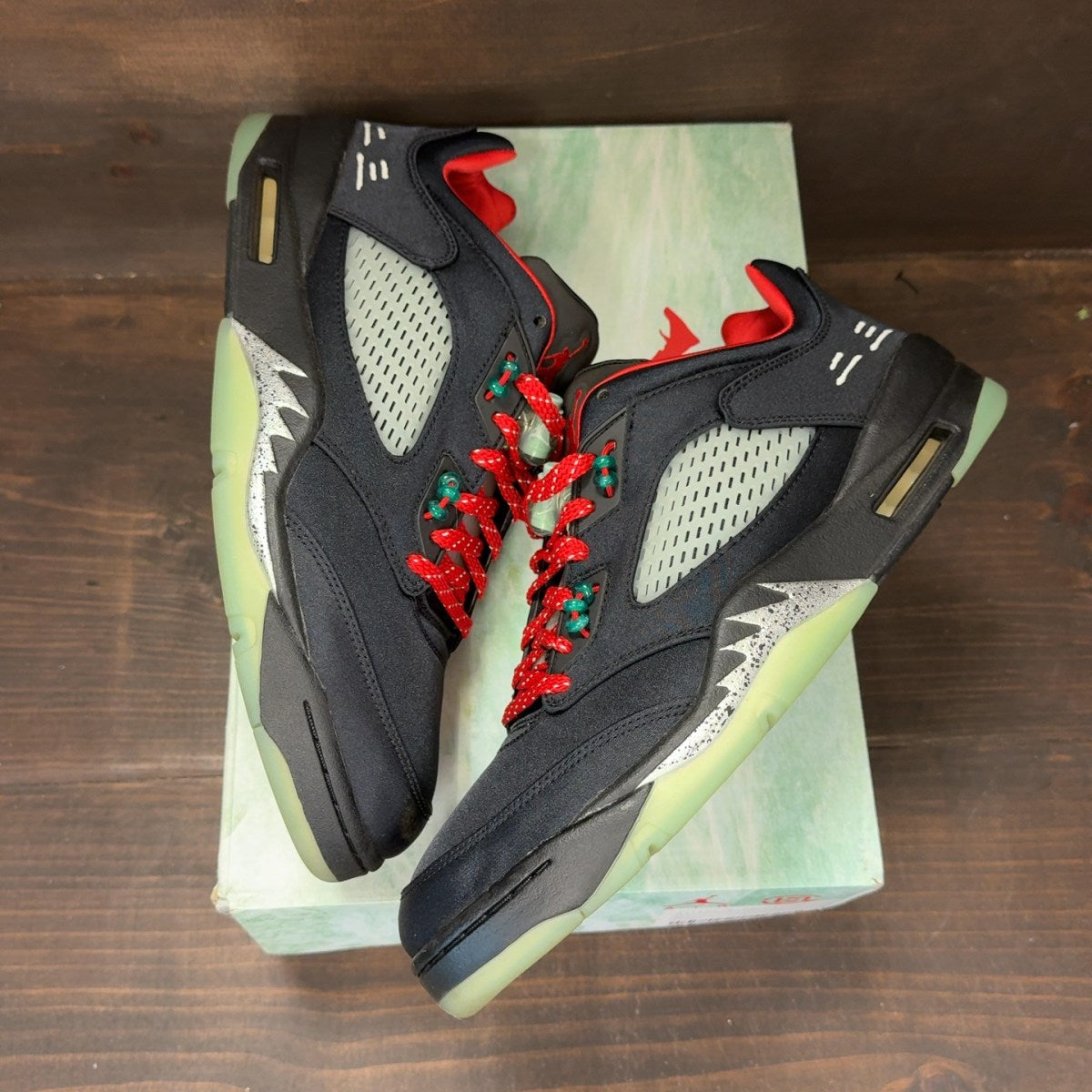 Jordan 5 Retro Low CLOT Jade - Image 2