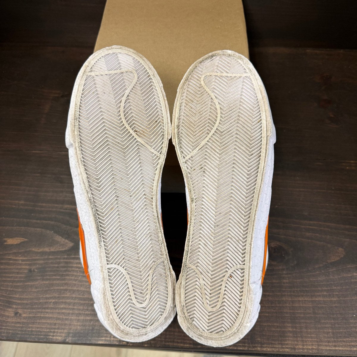 Nike Blazer Low sacai White Magma Orange Size 11 (Pre-Owned) - Image 7
