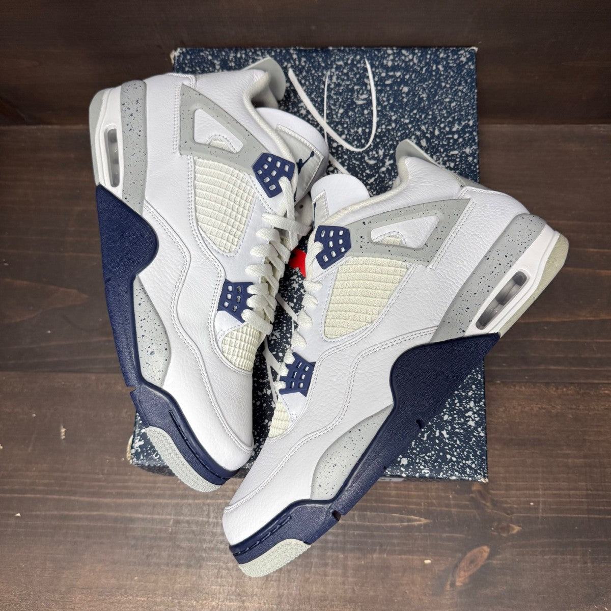Jordan 4 Retro Midnight Navy - Image 4