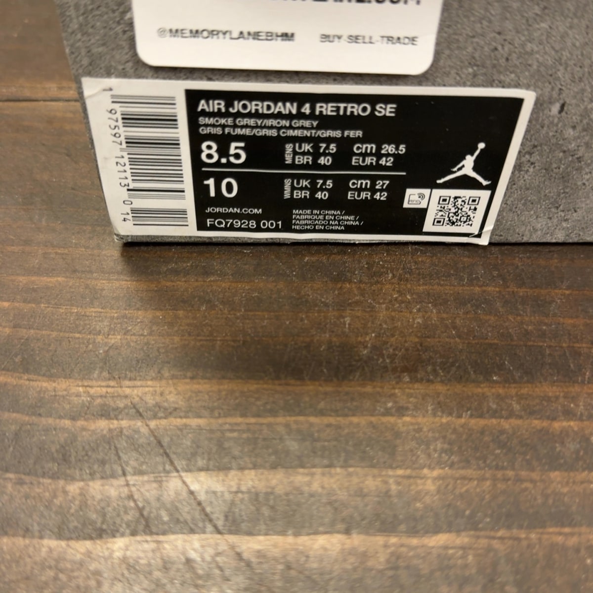 Jordan 4 Retro SE Paris Olympics Wet Cement - Image 9