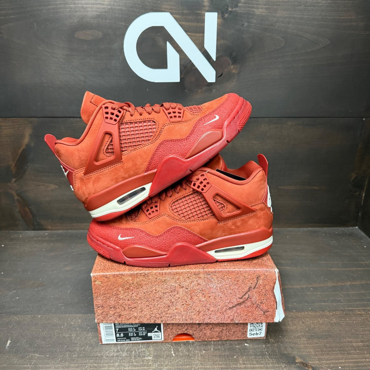 Air Jordan 4 Retro OG SP Nigel Sylvester Brick by Brick - Image 1