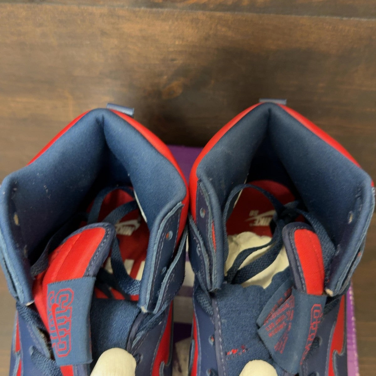 Nike SB Dunk High Supreme By Any Means Navy - Image 4