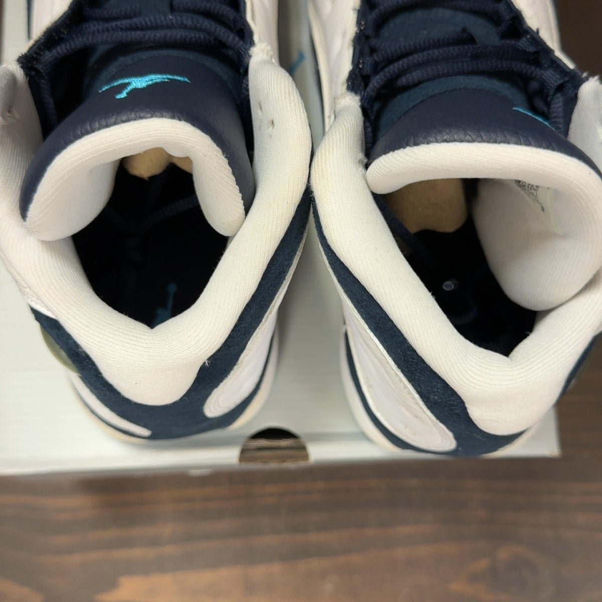 Jordan 13 Retro Obsidian Powder Blue White - Image 6