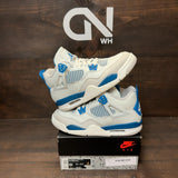 Jordan 4 Retro Military Blue (2024) (GS) - Image 1
