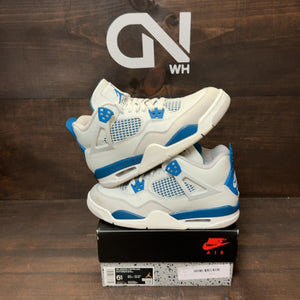Jordan 4 Retro Military Blue (2024) (GS) - Image 1