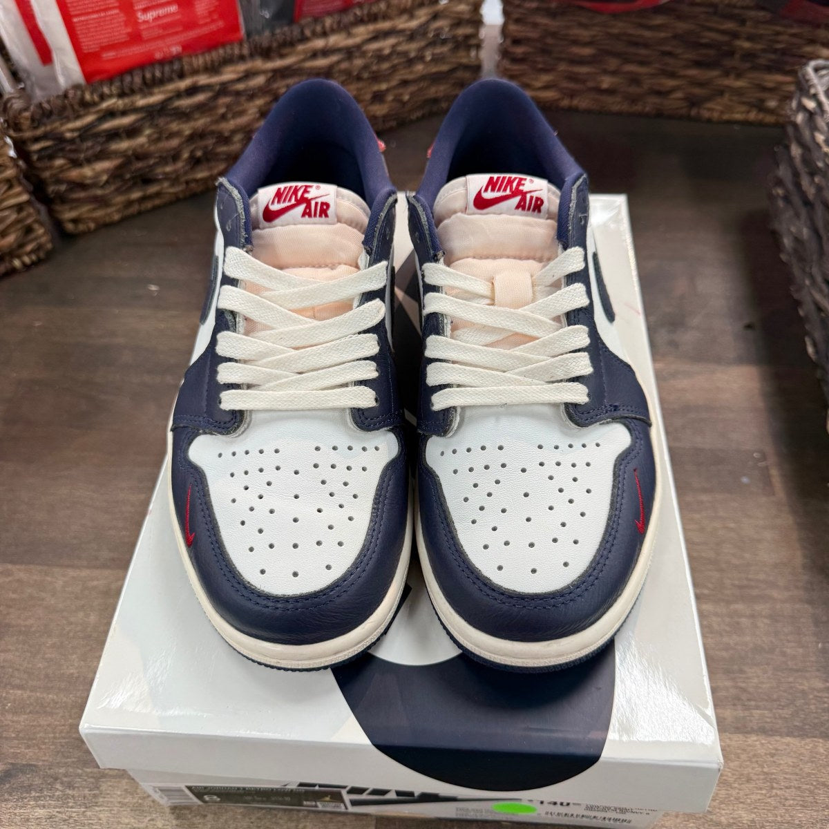 Jordan 1 Retro Low OG Howard University - Image 3