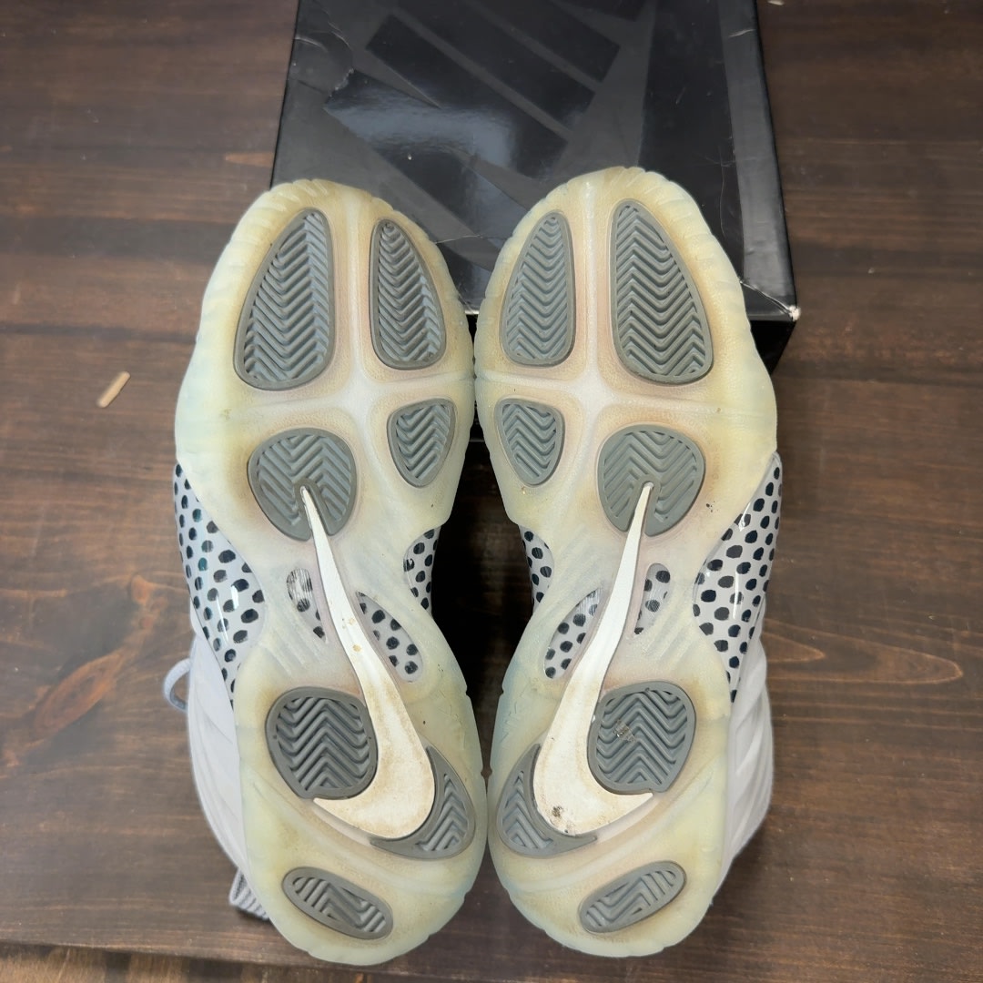 Wolf Grey Suede Nike Lil Posite One Premium Size 5Y (Pre-Owned) - Image 7