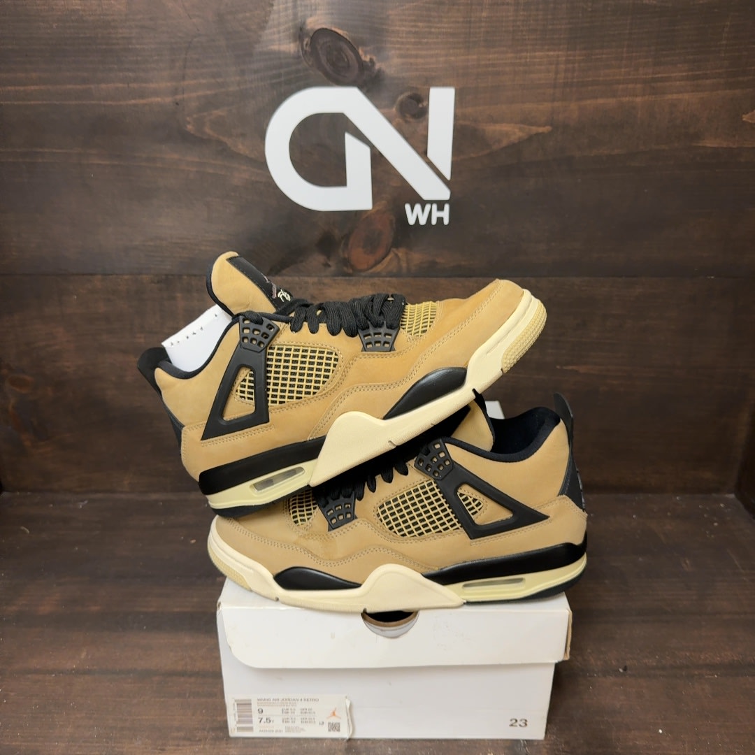 Jordan 4 Retro Fossil (Women's) - Image 1