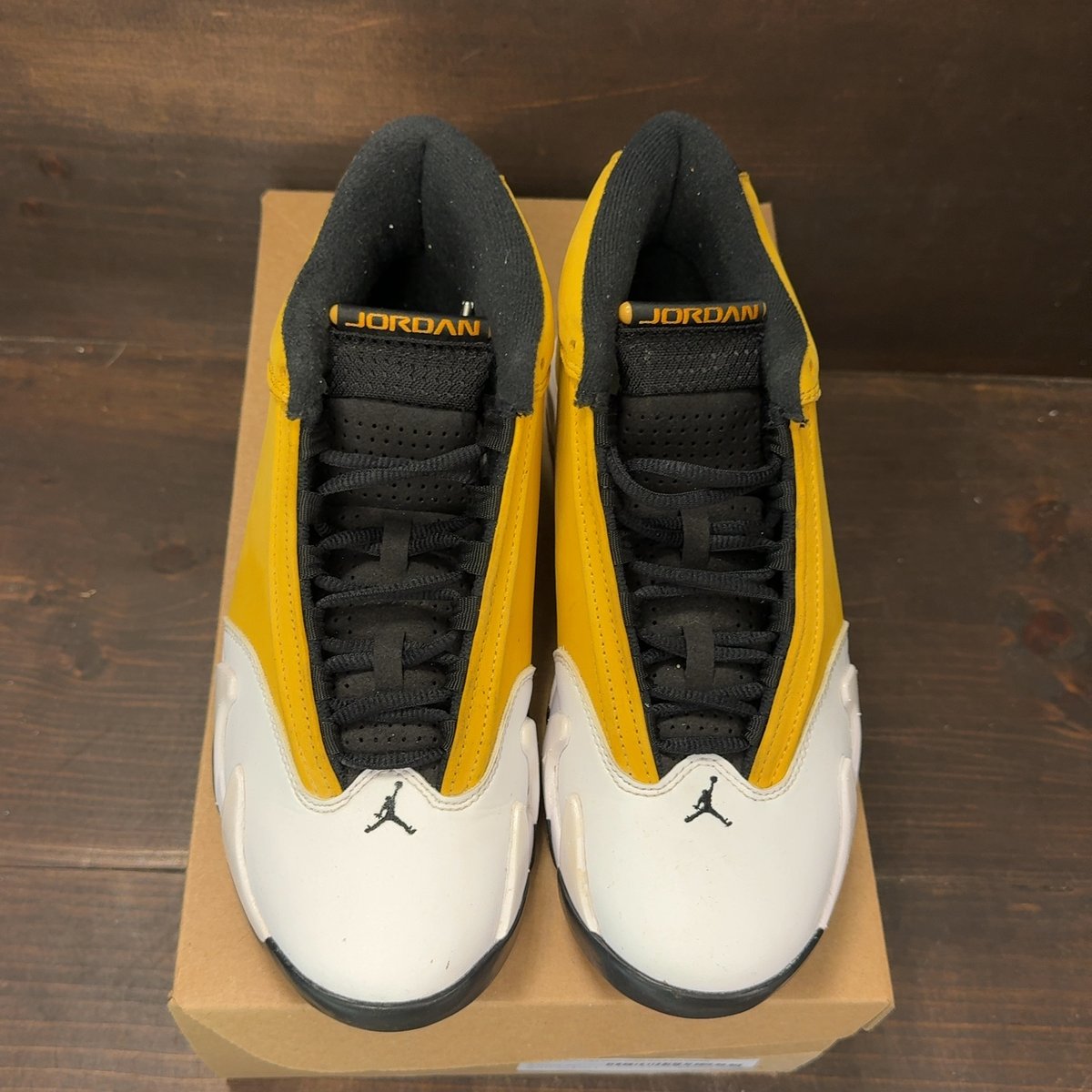 Jordan 14 Retro Light Ginger (2022) Size 8 (Pre-Owned) - tag