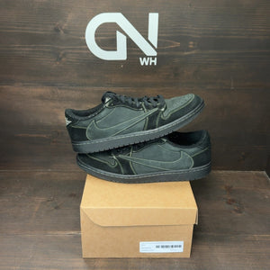 Jordan 1 Retro Low OG SP Travis Scott Black Phantom Size 11.5 (Pre-Owned) - Image 1
